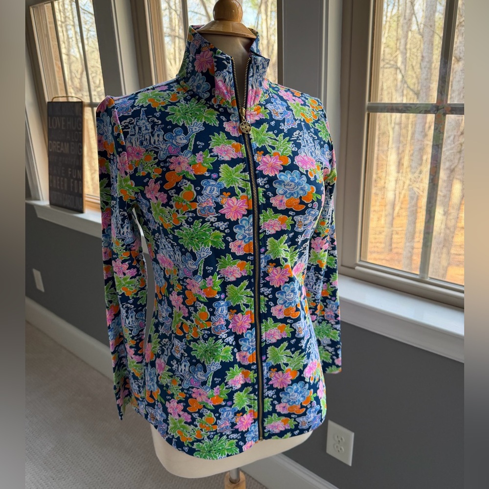 NWT Lilly Pulitzer x Disney Parks Collection Aegean Navy Lilly Loves Disney